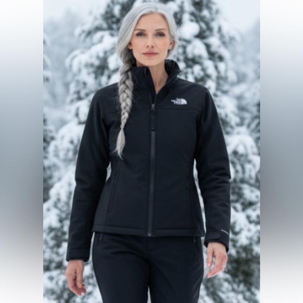 THE NORTH FACE Apex Wind Wall Soft Shell Jacket Black Small